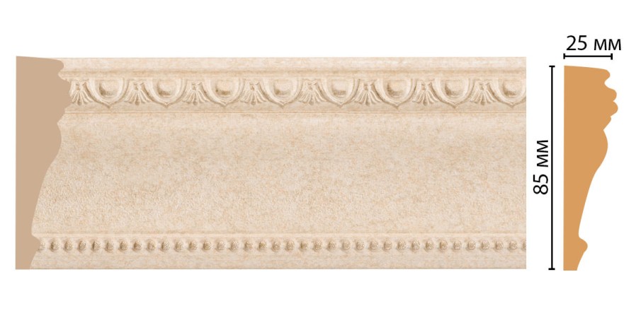 Молдинг DECOMASTER 152-18D ДМ (85*25*2400 мм)