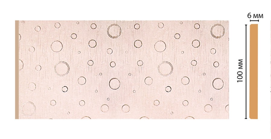 Декоративная панель DECOMASTER P10-35 (99*6*2400мм)